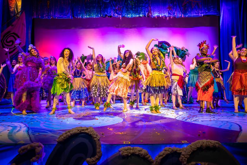 Students perform Moana, Jr.